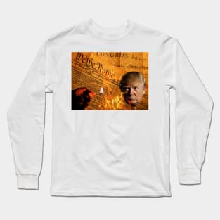 Our Constitution In Flames Long Sleeve T-Shirt